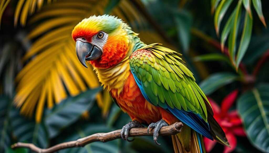 parrot aggression