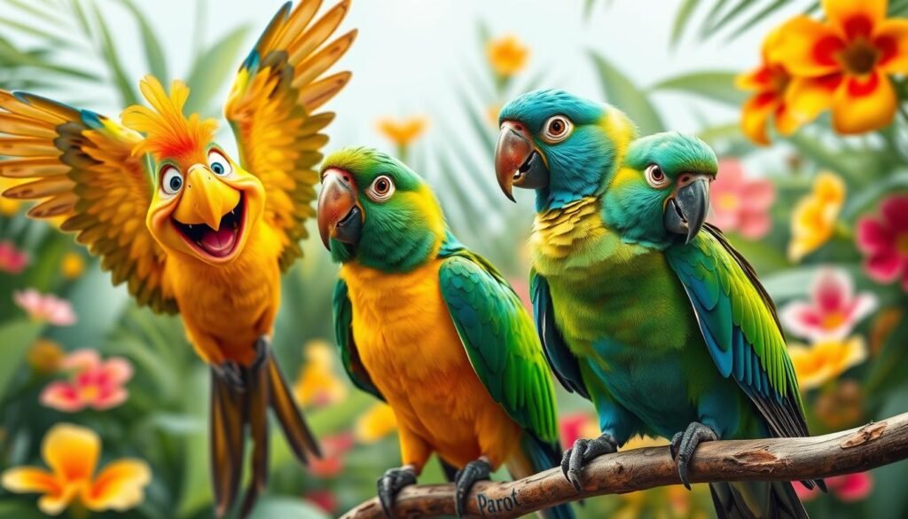 parrot emotional cues