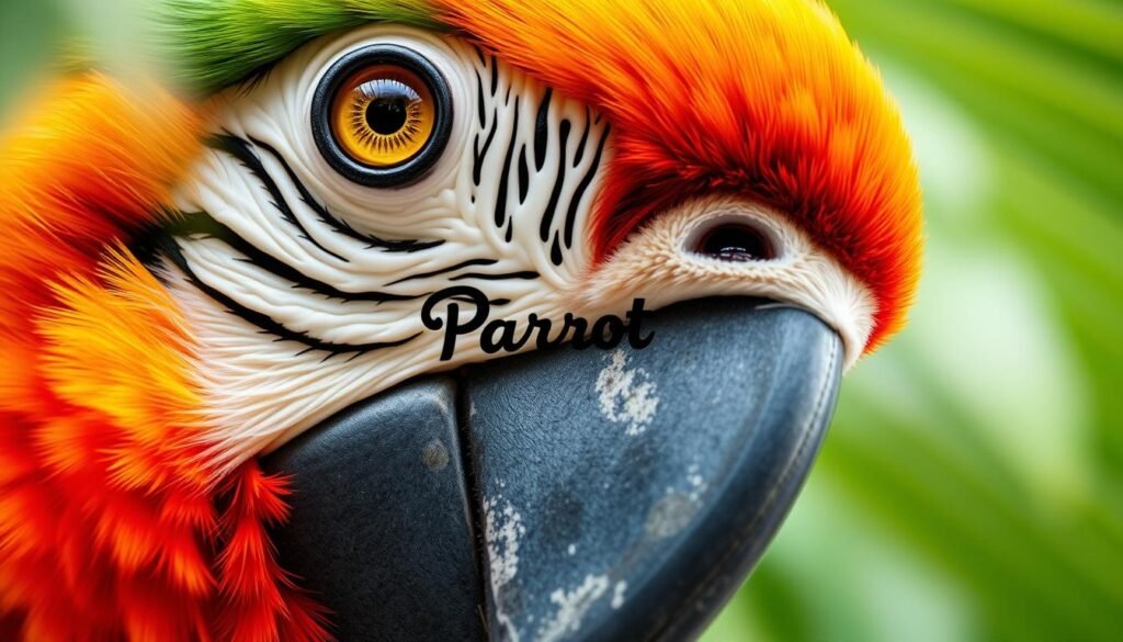 parrot eyes