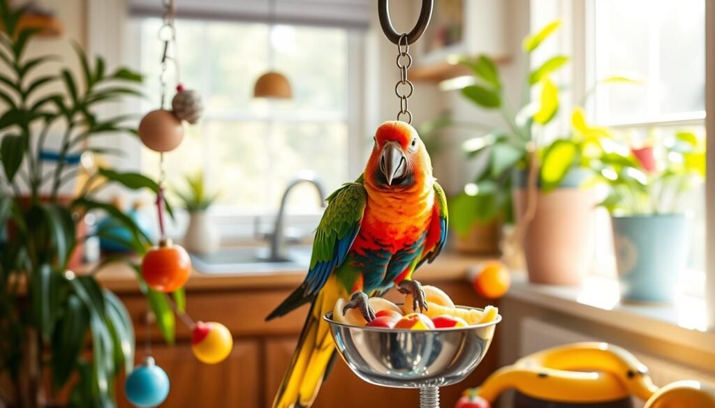 parrot morning routine