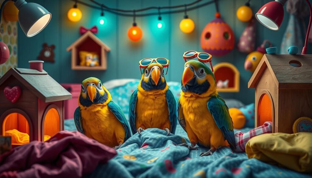 parrot nighttime safety