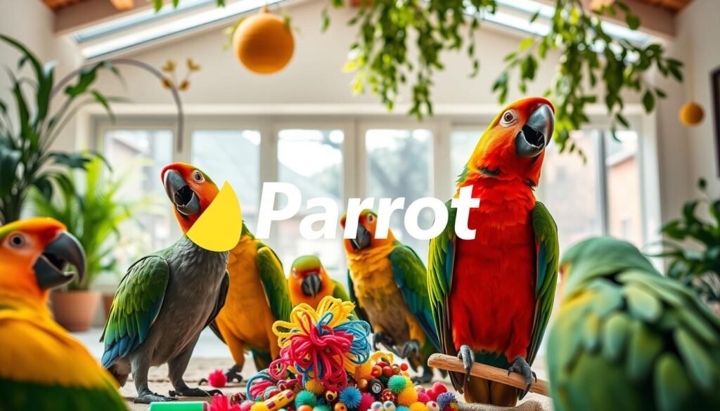 parrot playtime