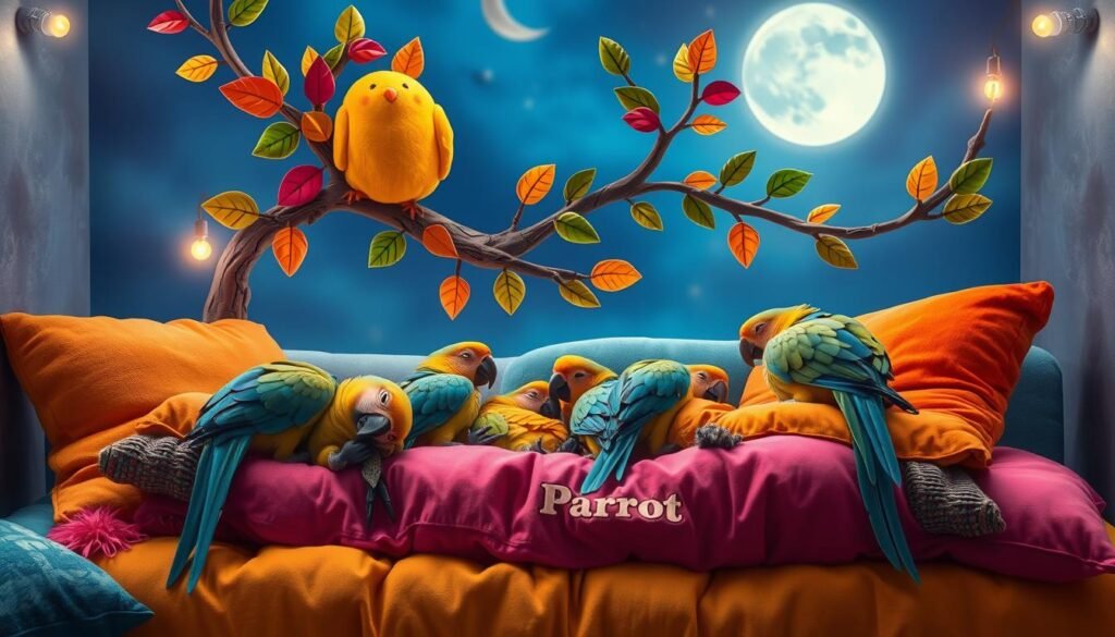 parrot sleep environment