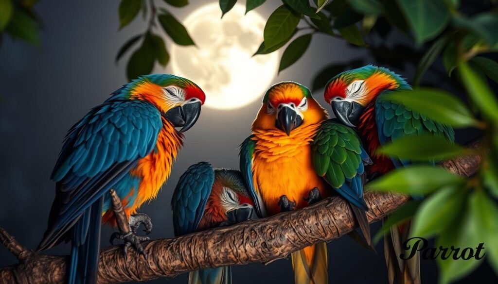 parrot sleep patterns