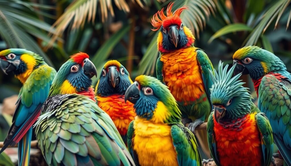 parrot social behavior