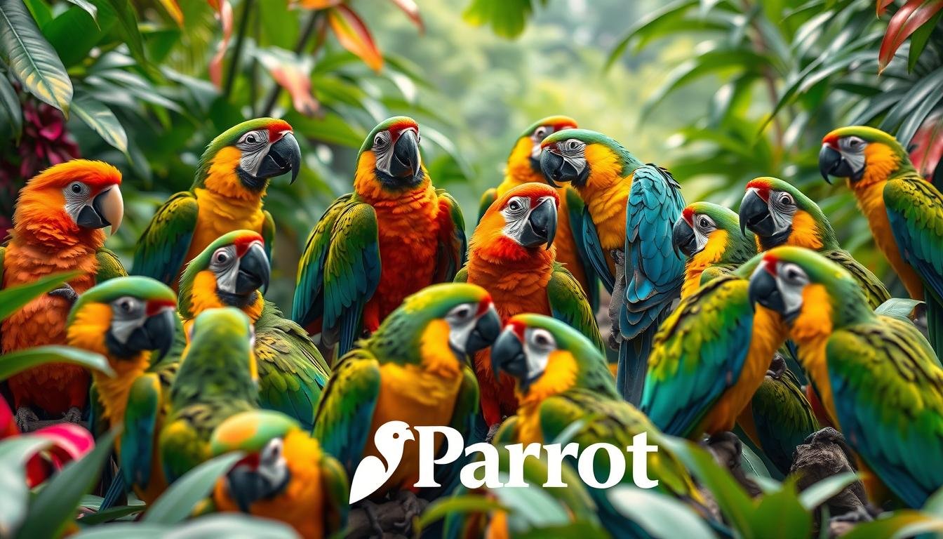 Parrot Social Dynamics: Flocking and Family Bonds