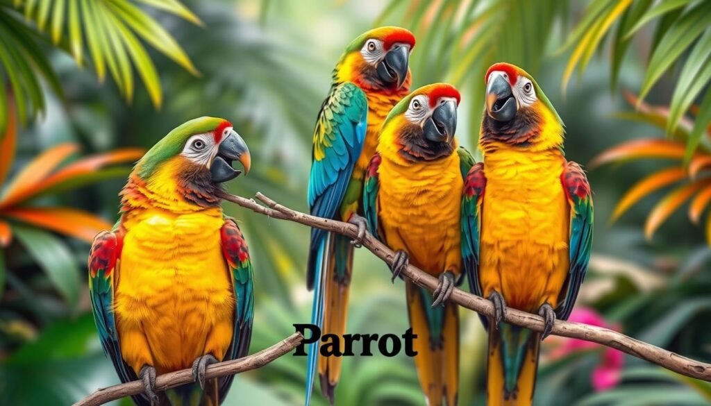 parrot vocalisation