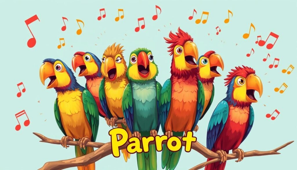 parrot vocalizations