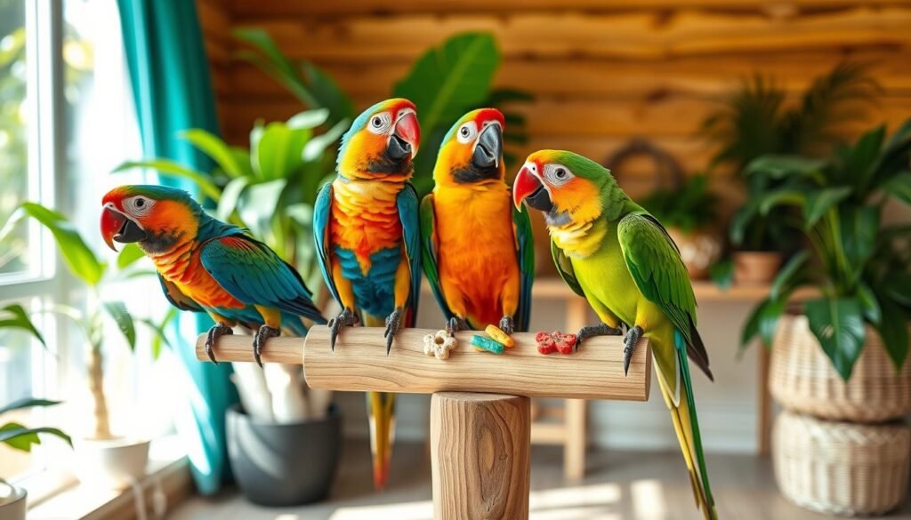 training parrots to vocalize